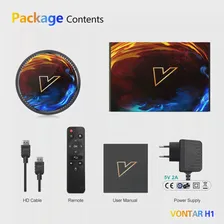 ТВ-приставка VONTAR H1 Android 12 Allwinner H618 четырехъядерный процессор Cortex A53 Поддержка 8K видеокамера BT Wifi6 Google голосовой медиаплеер телеприставка (art.: 3920bf65ad02f)