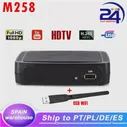 🛍 IBRAVEBOX M258 Smart TV Box Digital H.265 1080P Full HD TV Box, включая USB WiFi медиаплеер, ТВ-приставка, IP TV-приставка