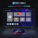 Приставка Смарт-ТВ H96 MAX RK3528, Android 13, четырехъядерный процессор Rockchip 2033, поддержка 8K видео, Wifi6 BT5.0, медиаплеер, ТВ-приставка, 3528 (art.: 3920c0ef3e3d8)