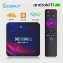 🛍 ТВ-приставка H96 Max V11 RK3318, Android 11, BT V4.0, двойной Wi-Fi, 2021 ГГц, USB 2,4, 4K, HD, YouTube, медиаплеер, ТВ-приставка H96, 3,0