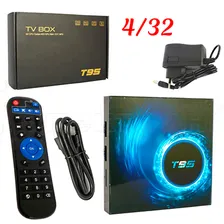 Медиа-приставка T95 Allwinner H6 - 4Gb/32Gb Android 10,0 Медиаплеер Smart tv IPTV приставка 4K H.265