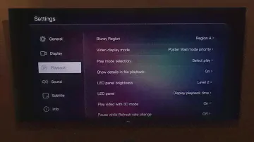 Settings Egreat A11 Dual HDMI UHD HDR