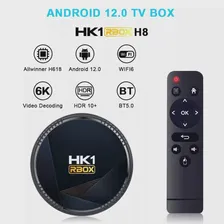 HK1 RBOX-H8 WIFI6 Android 12.0 Smart TV Box Allwinner H618 Четырехъядерный Медиаплеер 4K H.265 VP9 6K Decording Двухдиапазонный Телеприставочный блок