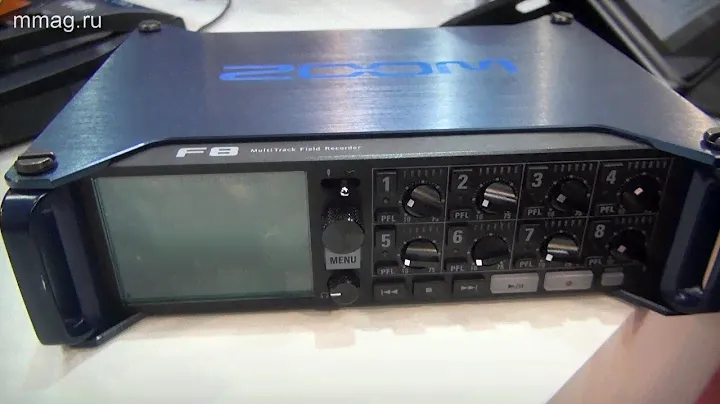 NAMM Musikmesse Russia 2015 - ZOOM F8 - новый портативный многофункциональный рекордер.