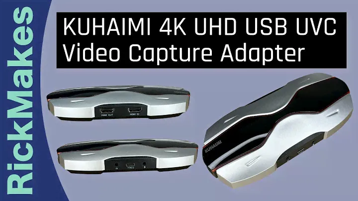 KUHAIMI 4K UHD USB UVC Video Capture Adapter