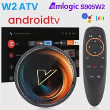 Приставка Смарт-ТВ W2 ATV Android 11,0 Amlogic S905W2 Поддержка Google Voice вход 8K видео 4K @ 60fps AV1 Dual Wifi BT4.0 медиаплеер