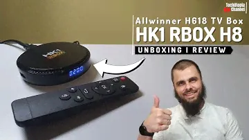 HK1 RBOX H8 Unboxing I Review I Android TV Play Store I Allwinner H618 I 4K YouTube I Gaming test