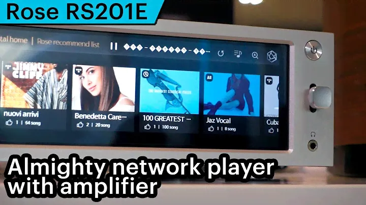 Rose RS201E. Almighty network player with amplifier
