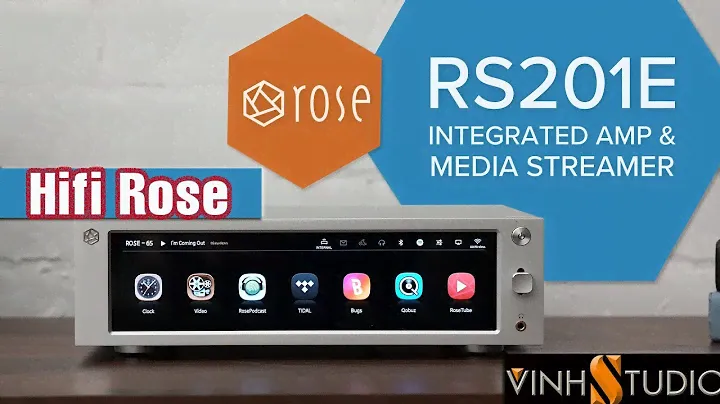 Đầu giải mã DAC kiêm Ampli Music Network Player Hifi Rose RS201E chất hơn cả nước cất.