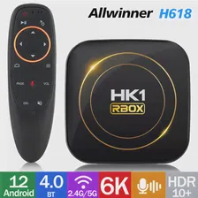 Android 12 TV Box HK1 RBOX H8S Allwinner H618 2,4 G 5G Двойной Wifi TVBOX Медиаплеер 4 ГБ 64G 32 ГБ HK1rbox телеприставка ТВ-приемник BOX