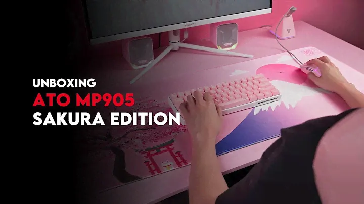 The Most Beautiful Sakura Pink Deskmat | Fantech ATO Sakura