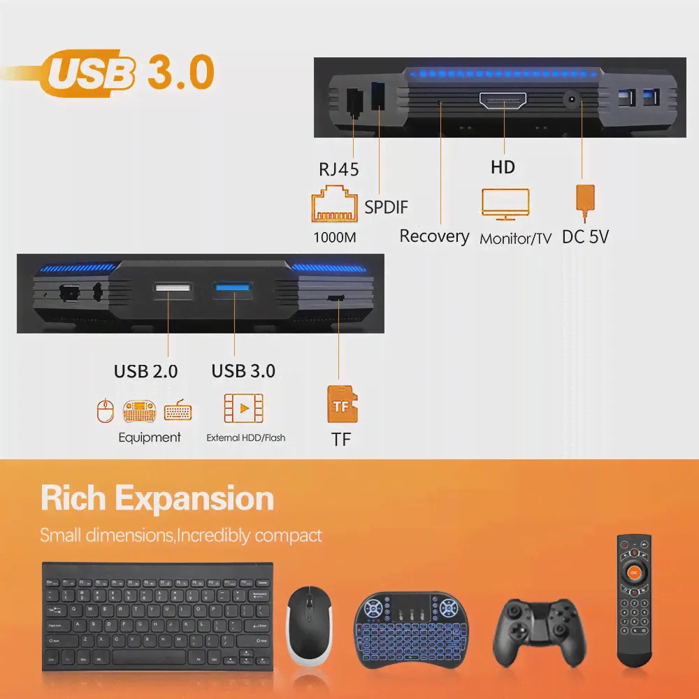 🛍 ТВ-приставка HK1 RBOX R2 RK3566 DDR4, Android 11, 8 ГБ ОЗУ, 64 Гб ПЗУ, двойной Wi-Fi, 1000 м Lan, ТВ-приставка, USB3.0, HDR, 4K, Youtube, медиаплеер-0