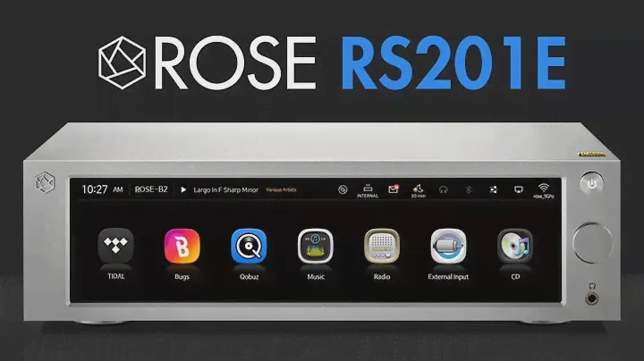 Rose RS201E - Amplificateur et lecteur réseau audiophile connecté