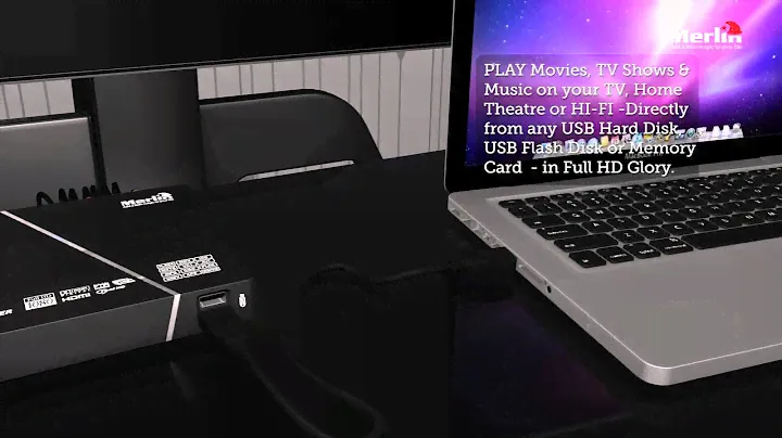 Merlin USB to TV Turbo - Full HD (компактный медиаплеер)