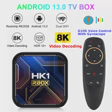 HK1 RBOX K8S Android 13 TV BOX Rockchip RK3528 4 ГБ 64 ГБ 32 ГБ Медиаплеер 2,4 Г 5 Г Двойной WIFI BT4.0 8 К Декодирование Vedio Телеприставка